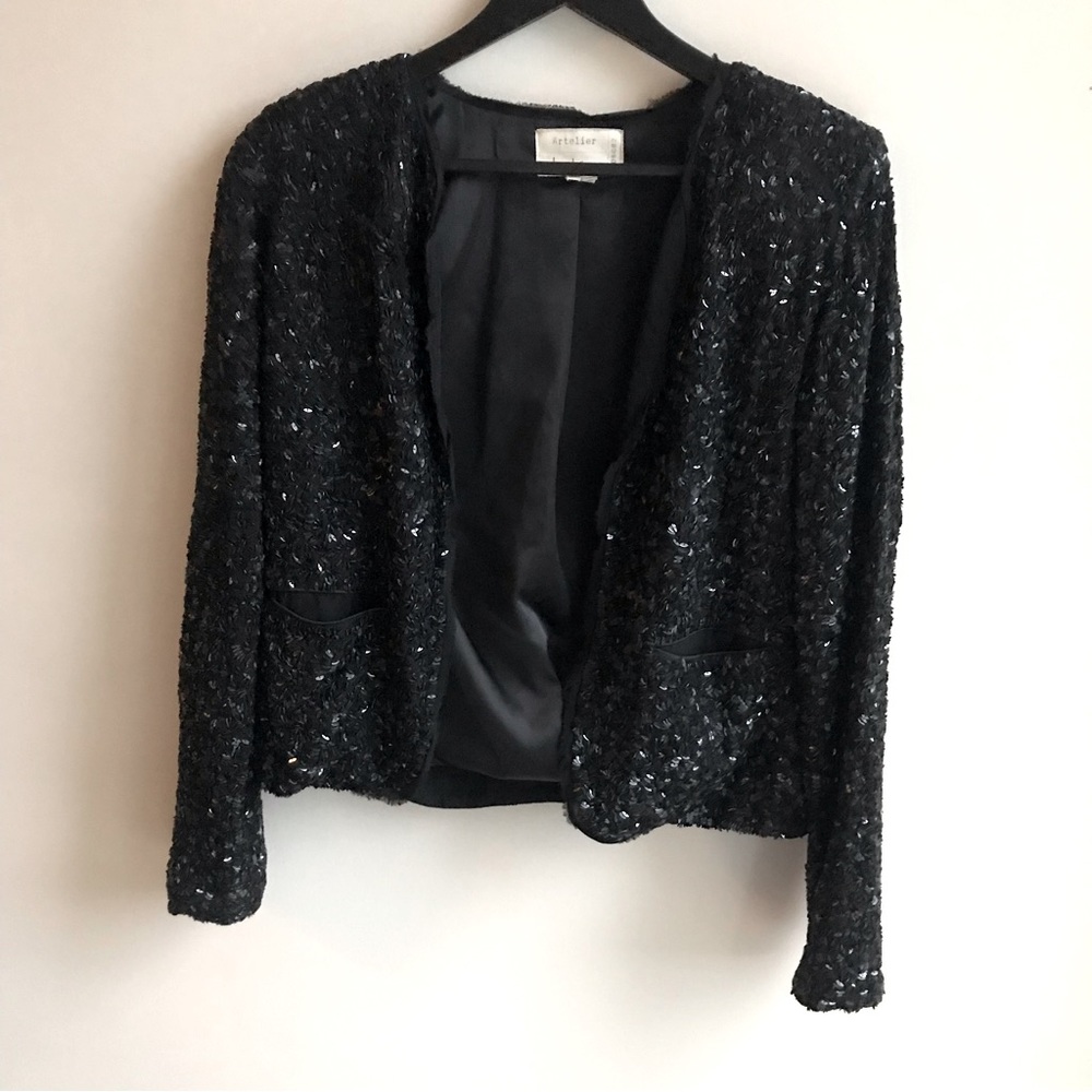 Nicole miller atelier sequin blazer